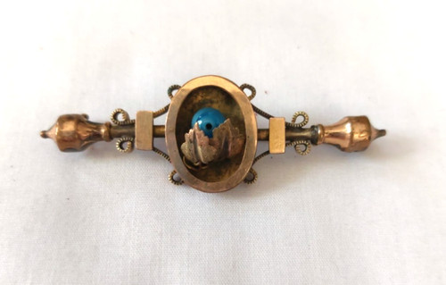 Vtg catseye blue floating - catseye, ?