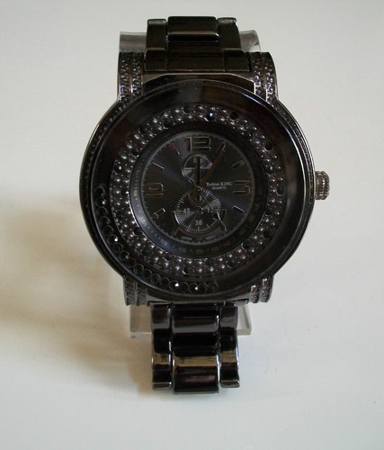 Men black hematite finish - black,